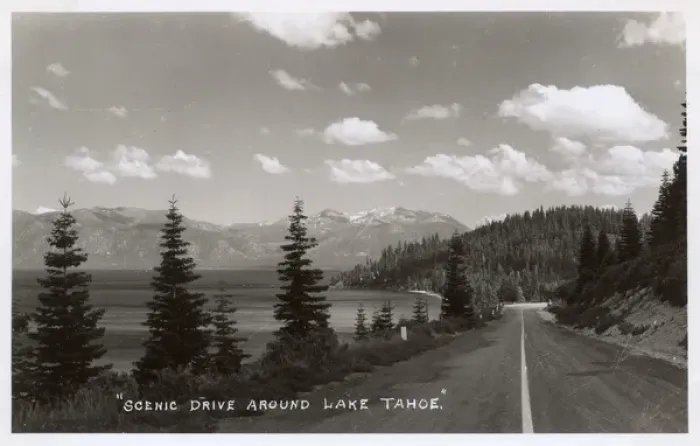 Framed Print : Scenic drive around Lake Tahoe, California, USA Framed Print : Scenic drive around Lake Tahoe, California, USA