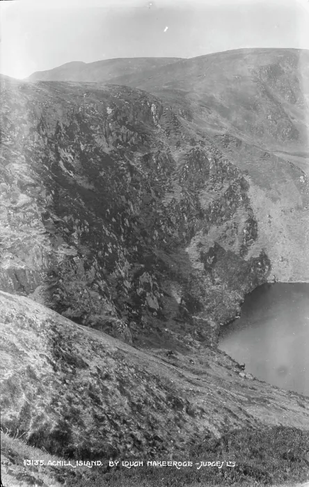Framed Print : Scenic View of Achill Island by Lough Makeeroge Framed Print : Scenic View of Achill Island by Lough Makeeroge