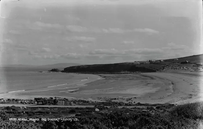 Framed Print : Scenic View of Achill Island, Old Dugort Framed Print : Scenic View of Achill Island, Old Dugort