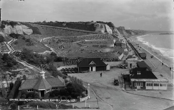 Framed Print : Scenic View of Alum Chine, Bournemouth Framed Print : Scenic View of Alum Chine, Bournemouth
