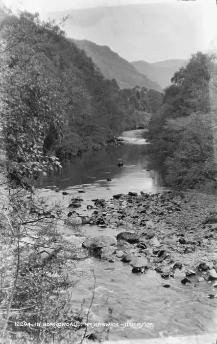 Framed Print : Scenic View of Borrowdale River Framed Print : Scenic View of Borrowdale River