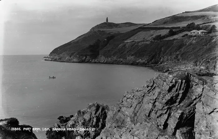 Framed Print : Scenic View of Bradda Head Framed Print : Scenic View of Bradda Head