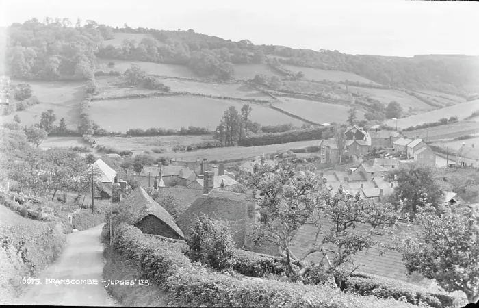 Framed Print : Scenic View of Branscombe Framed Print : Scenic View of Branscombe