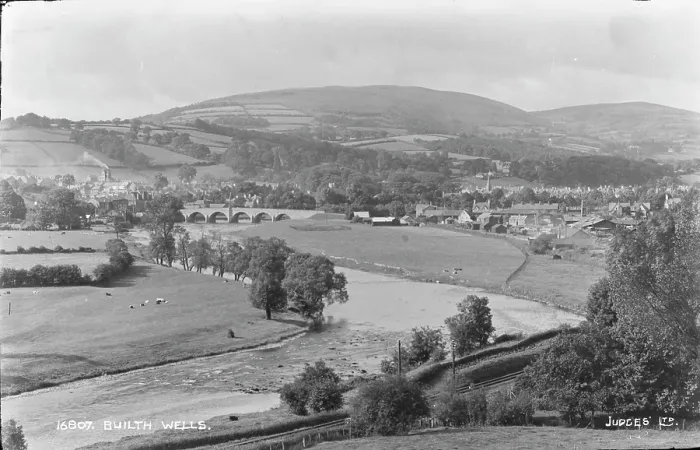 Framed Print : Scenic View of Builth Wells Framed Print : Scenic View of Builth Wells