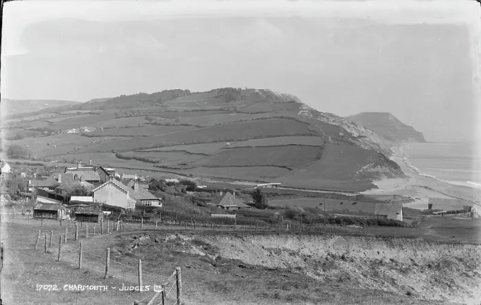 Framed Print : Scenic View of Charmouth Framed Print : Scenic View of Charmouth