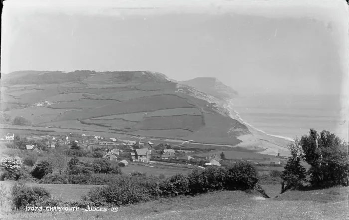 Framed Print : Scenic View of Charmouth Framed Print : Scenic View of Charmouth
