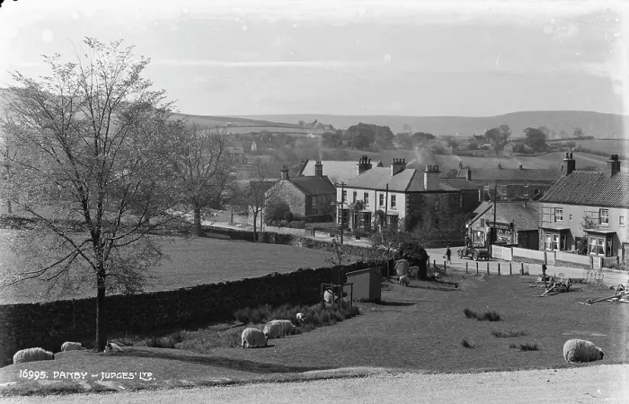 Framed Print : Scenic View of Danby Village Framed Print : Scenic View of Danby Village