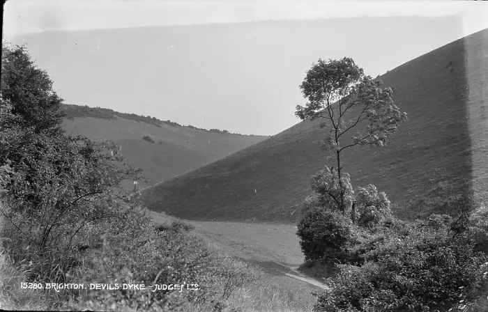 Framed Print : Scenic View of Devil's Dyke Framed Print : Scenic View of Devil's Dyke
