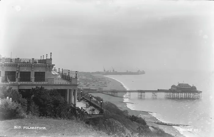 Framed Print : Scenic View of Folkestone