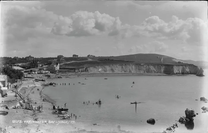 Framed Print : Scenic View of Freshwater Bay Framed Print : Scenic View of Freshwater Bay