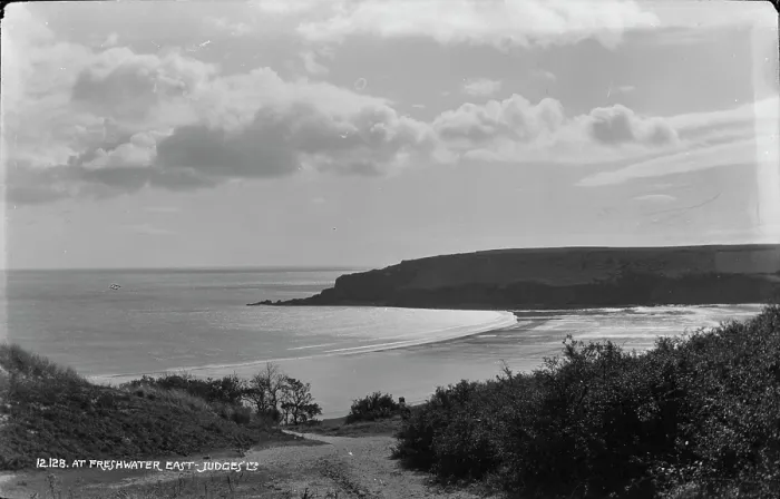 Framed Print : Scenic View of Freshwater East Framed Print : Scenic View of Freshwater East