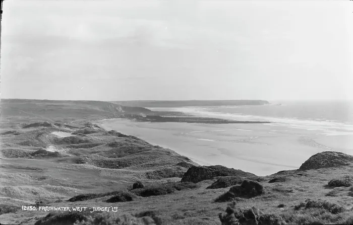Framed Print : Scenic View of Freshwater West Framed Print : Scenic View of Freshwater West