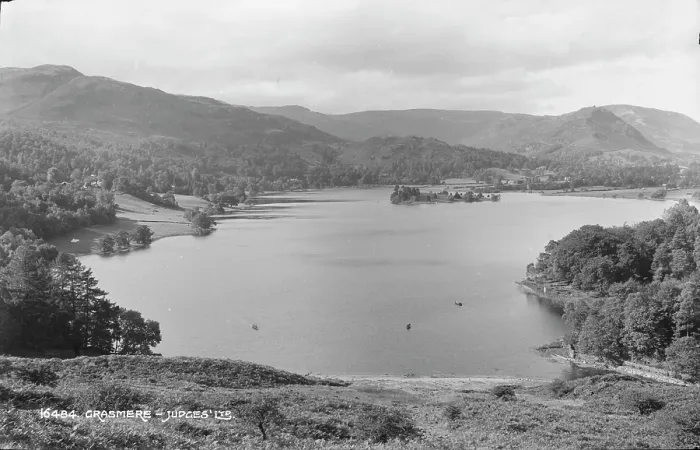 Framed Print : Scenic View of Grasmere Lake Framed Print : Scenic View of Grasmere Lake