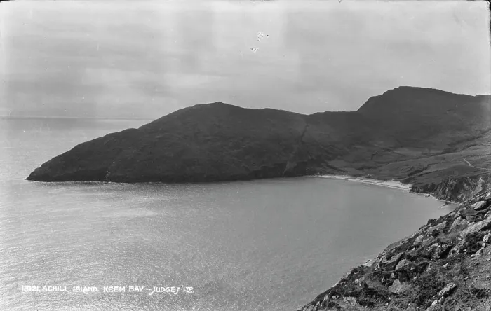 Framed Print : Scenic View of Keem Bay, Achill Island Framed Print : Scenic View of Keem Bay, Achill Island