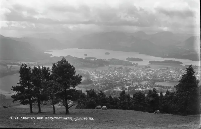 Framed Print : Scenic View of Keswick and Derwentwater Framed Print : Scenic View of Keswick and Derwentwater