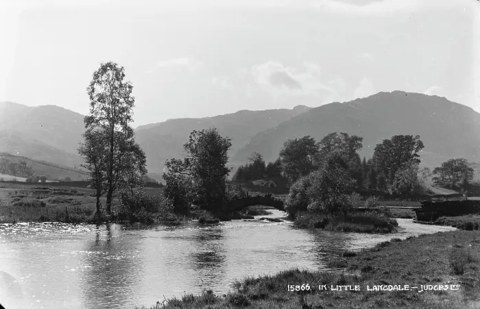 Framed Print : Scenic View of Little Langdale Framed Print : Scenic View of Little Langdale