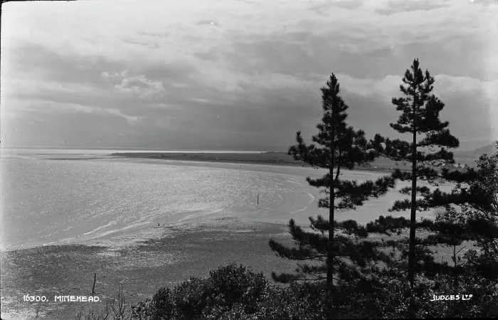 Framed Print : Scenic View of Minehead Beach Framed Print : Scenic View of Minehead Beach