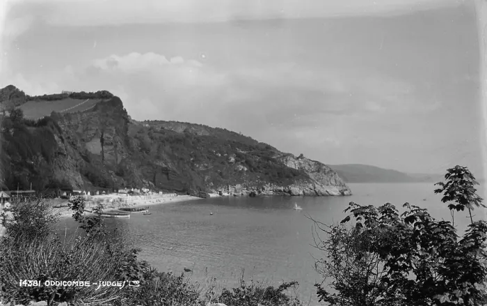 Framed Print : Scenic View of Oddicombe Beach Framed Print : Scenic View of Oddicombe Beach