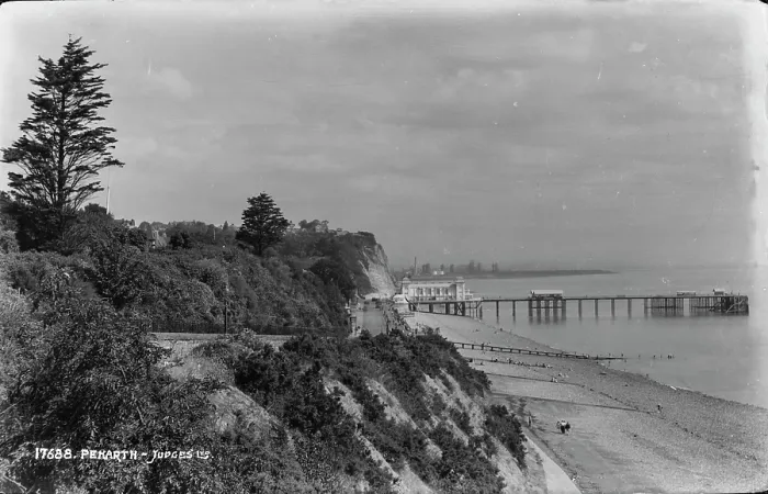 Framed Print : Scenic View of Penarth Pier Framed Print : Scenic View of Penarth Pier