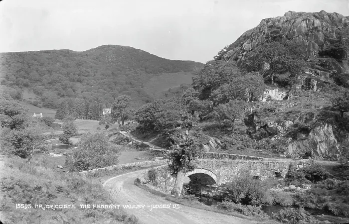 Framed Print : Scenic View of Pennant Valley near Criccieth Framed Print : Scenic View of Pennant Valley near Criccieth
