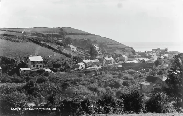 Framed Print : A Scenic View of Pentewan Framed Print : A Scenic View of Pentewan