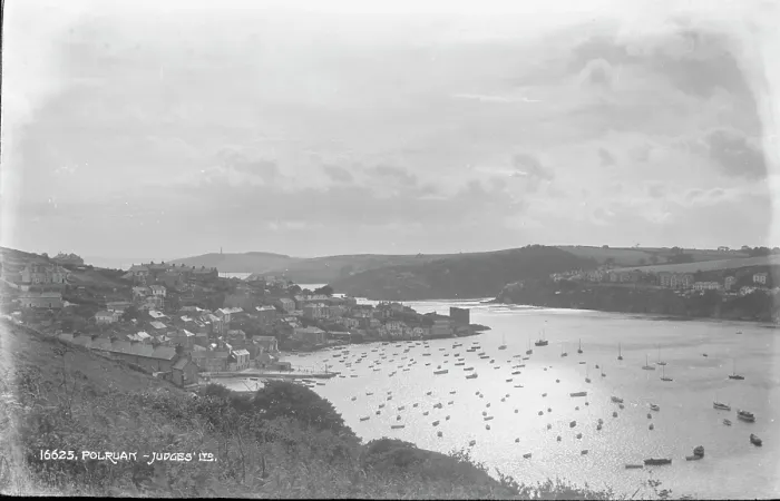Framed Print : Scenic View of Polruan Framed Print : Scenic View of Polruan