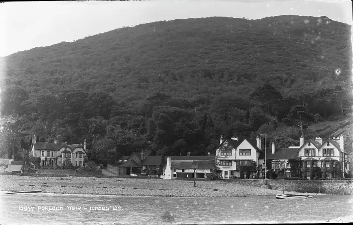 Framed Print : Scenic View of Porlock Weir Framed Print : Scenic View of Porlock Weir