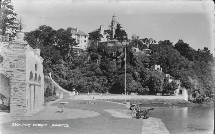 Framed Print : Scenic View of Port Meirion Framed Print : Scenic View of Port Meirion