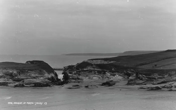 Framed Print : Scenic View of Porth, Newquay Framed Print : Scenic View of Porth, Newquay