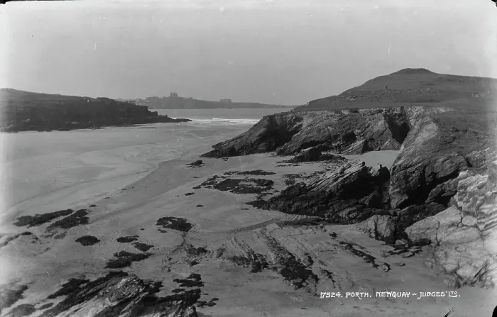 Framed Print : Scenic View of Porth, Newquay Framed Print : Scenic View of Porth, Newquay