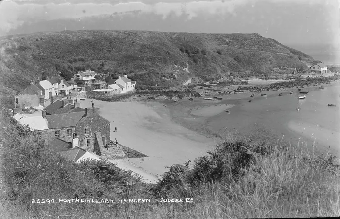 Framed Print : Scenic View of Porthdinllaen Framed Print : Scenic View of Porthdinllaen