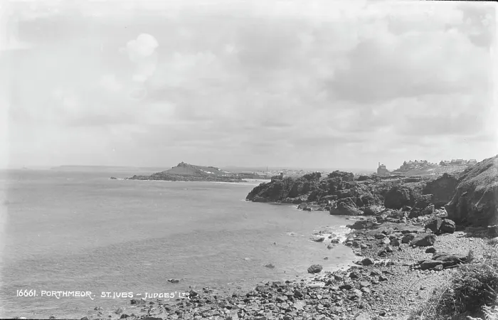 Framed Print : Scenic View of Porthmeor Beach Framed Print : Scenic View of Porthmeor Beach