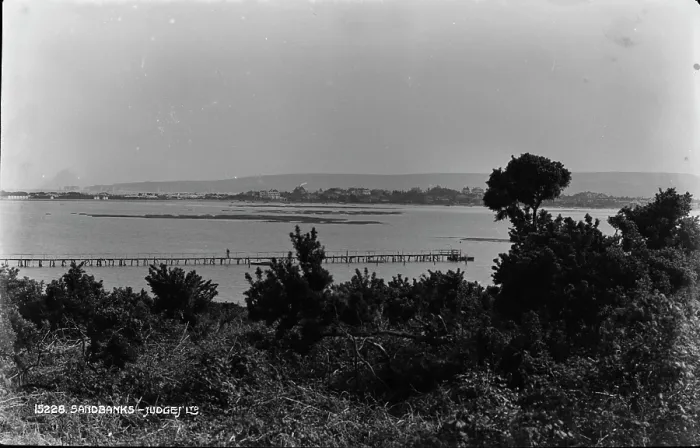 Framed Print : Scenic View of Sandbanks Framed Print : Scenic View of Sandbanks