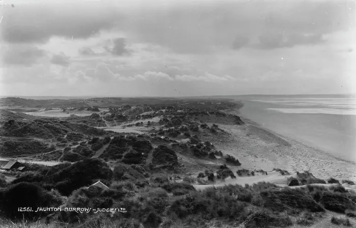 Framed Print : Scenic View of Saunton Burrows Framed Print : Scenic View of Saunton Burrows
