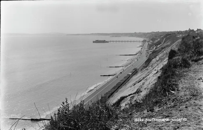 Framed Print : Scenic View of Southbourne Beach Framed Print : Scenic View of Southbourne Beach