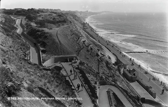 Framed Print : Scenic View of Southbourne Beach Framed Print : Scenic View of Southbourne Beach