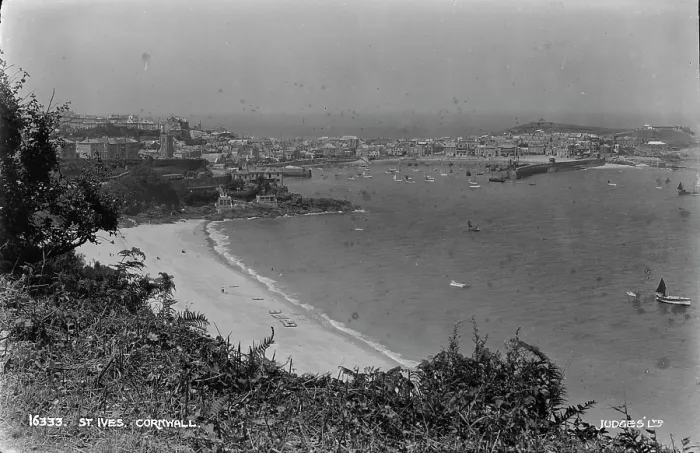 Framed Print : Scenic View of St. Ives, Cornwall Framed Print : Scenic View of St. Ives, Cornwall