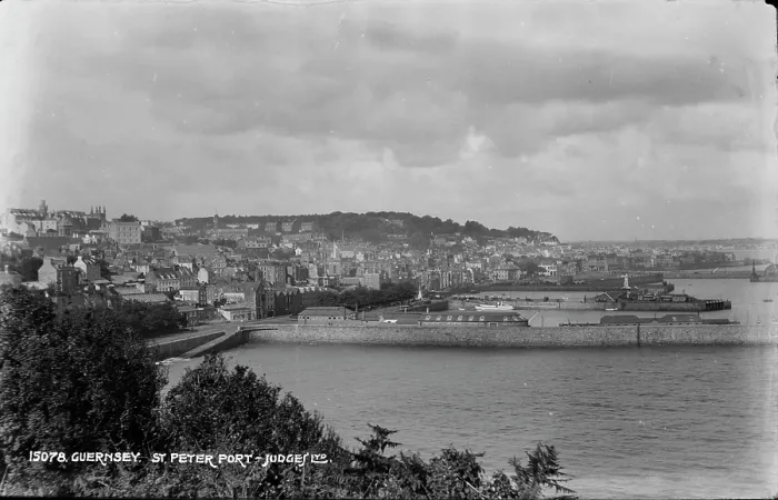 Framed Print : A Scenic View of St. Peter Port Framed Print : A Scenic View of St. Peter Port
