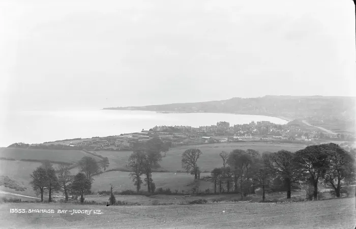 Framed Print : Scenic View of Swanage Bay Framed Print : Scenic View of Swanage Bay