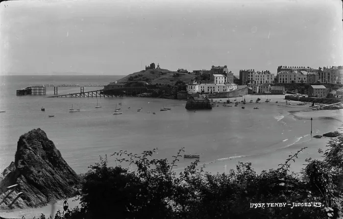 Framed Print : Scenic View of Tenby Framed Print : Scenic View of Tenby