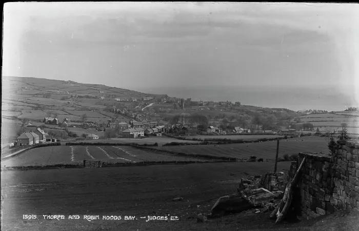 Framed Print : Scenic View of Thorpe and Robin Hood's Bay Framed Print : Scenic View of Thorpe and Robin Hood's Bay