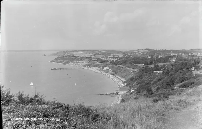 Framed Print : Scenic View of Totland Bay Framed Print : Scenic View of Totland Bay