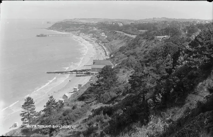 Framed Print : Scenic View of Totland Bay Framed Print : Scenic View of Totland Bay