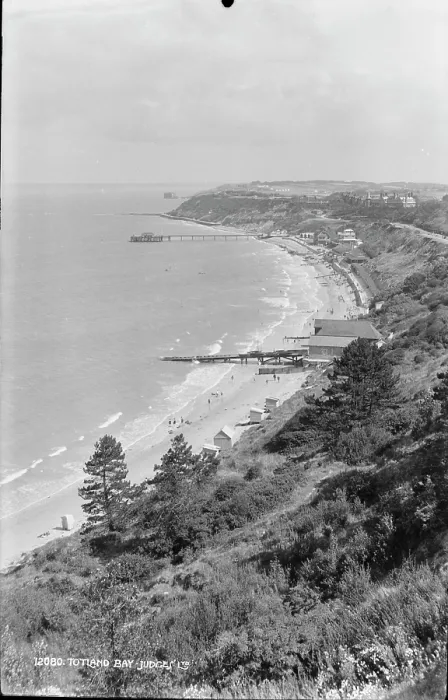 Framed Print : Scenic View of Totland Bay Framed Print : Scenic View of Totland Bay