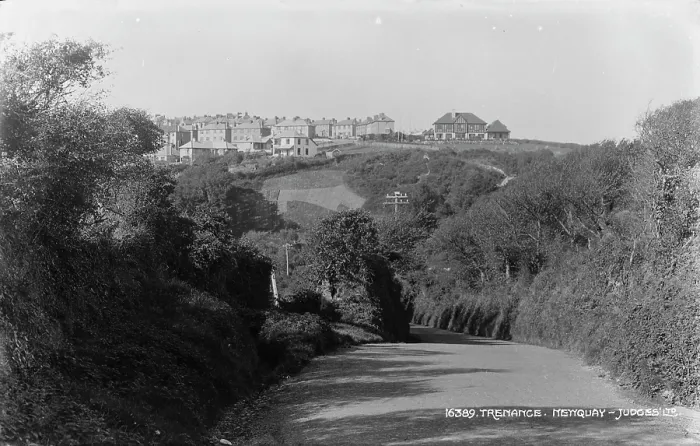 Framed Print : Scenic View of Tremance, Newquay Framed Print : Scenic View of Tremance, Newquay