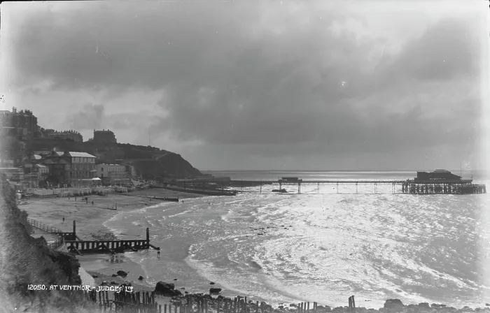 Framed Print : Scenic View of Ventnor Beach Framed Print : Scenic View of Ventnor Beach