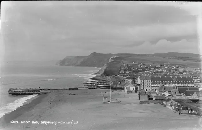 Framed Print : Scenic View of West Bay, Bridport Framed Print : Scenic View of West Bay, Bridport