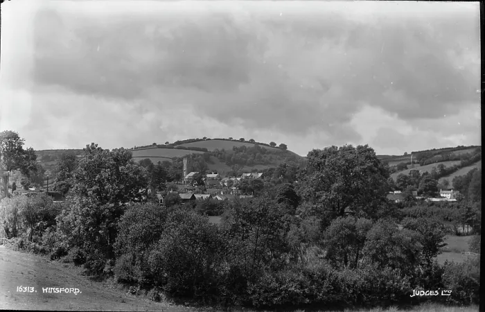 Framed Print : Scenic View of Winsford Framed Print : Scenic View of Winsford
