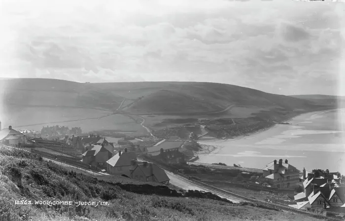 Framed Print : Scenic View of Woolacombe Framed Print : Scenic View of Woolacombe
