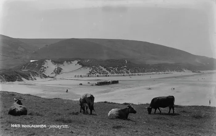 Framed Print : Scenic View of Woolacombe Beach Framed Print : Scenic View of Woolacombe Beach